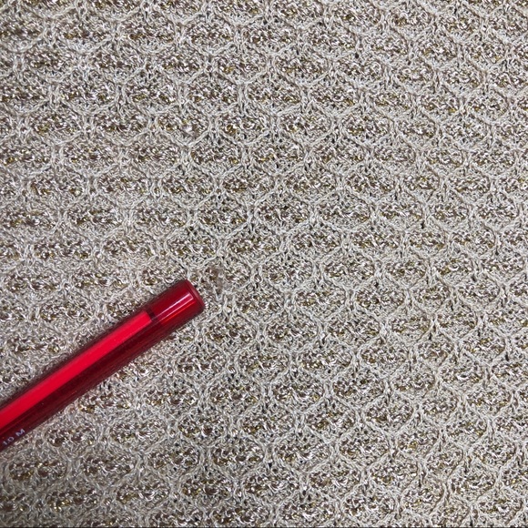 St. John Camel Melange moto zip shimmer blazer - Picture 7 of 8